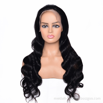 Wholesale Brazilian Human Hair Wigs For Black Women Front Lace Wig With Baby Hair, Long Style Body Wave Hair wigs
